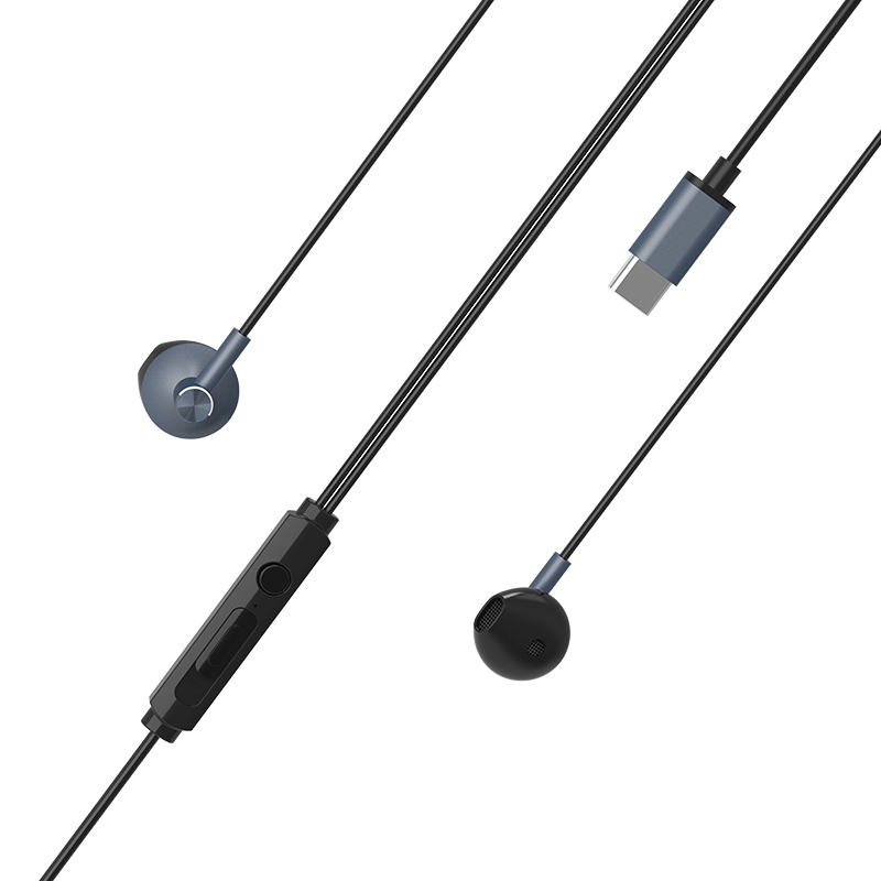 HP83 Type-c 平耳式金属耳机_线控耳机_深圳市立博电源有限公司