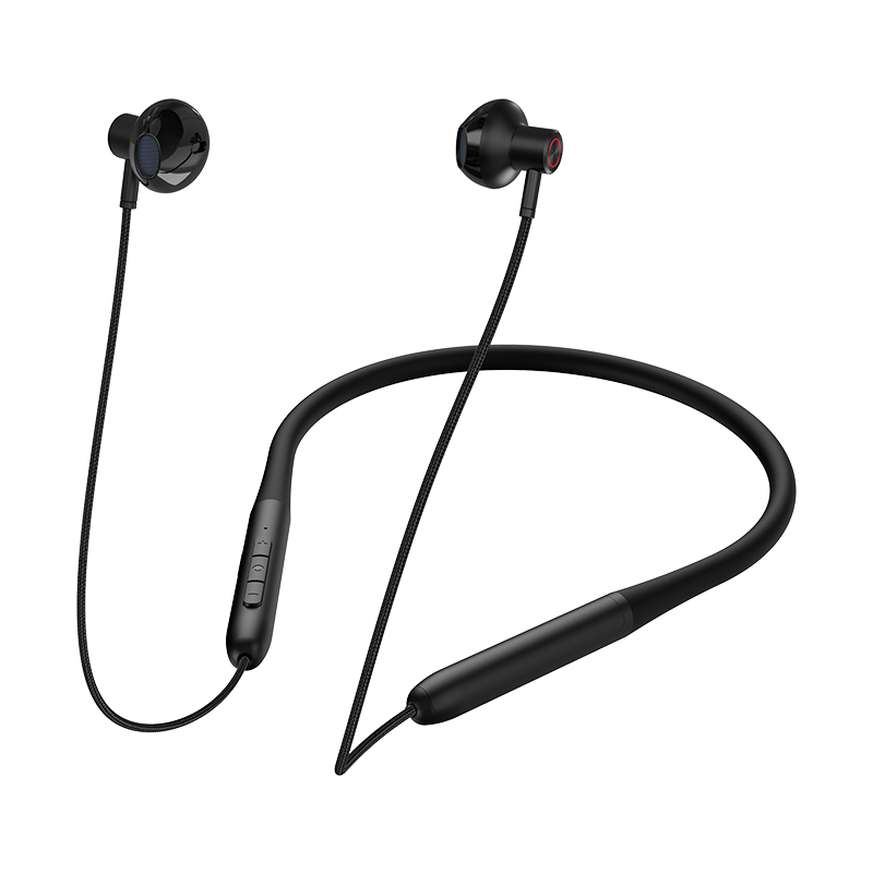 H185 硅胶挂脖运动蓝牙耳机 _挂脖蓝牙耳机_深圳市立博电源有限公司